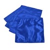 5-Pack Set Men's Solid Color Pocket Square Handkerchief, Royal Blue