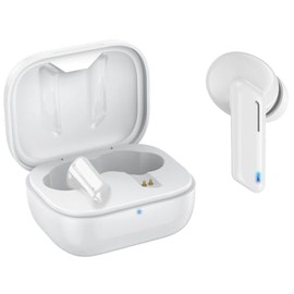 Enjoy Kashimura effortlessly! NBL-114 Codec AAC Compatible Earphones, Completely Wireless Stereo Earphones, WH (White)