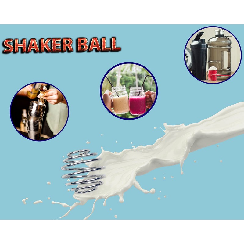 Shaker Balls, 6 Pcs Stainless Steel Blender Ball Replacement for