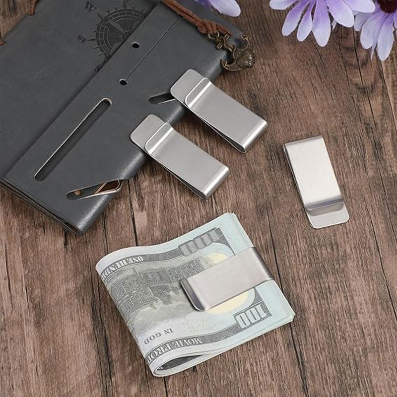 SaveSooo Money Clip, Money Clip, Simple Bill Scissors, Clip (Silver,