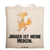 Mr. & Mrs. Panda Fox Jogging Tote Bag, Gift, Gift,
