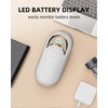 Fabric Shaver Lint Remover for Clothes, LED Display, 6-Leaf Blades,