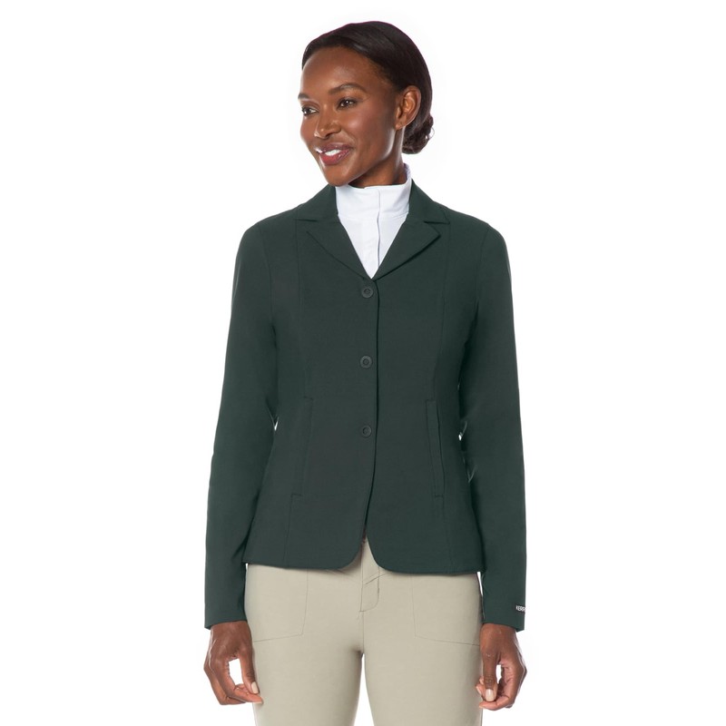 Kerrits Stretch Competitor Koat 3-Snap Hunter Green Size: M