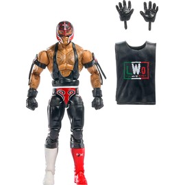 Mattel WWE Elite Collection Top Picks - Set di action figure e accessori, Rey Mysterio, 15,2 cm, da collezione, con mani intercambiabili, abbigliamento da ring e 25 punti di articolazione