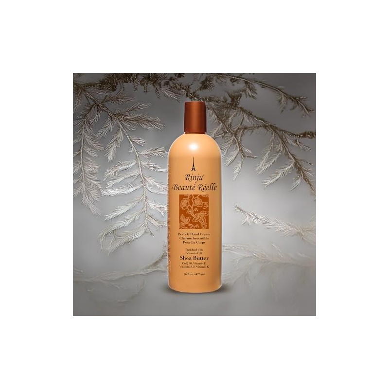 Rinju Beaute Reelle Loción para cuerpo y manos, 16 onzas
