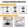 Anlige Bathtub Drain Stopper, Pop Up Tub Stopper and Cover,