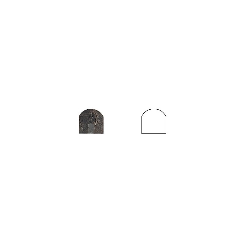 Emperador Dark Spanish Marble 3/4 X 12 Bullnose Liner, Polished