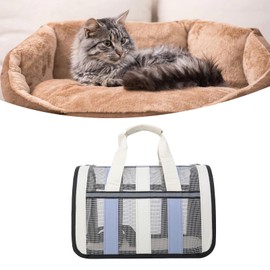 Bolsa Transportadora para Gatos, Impermeable, Ligera, Plegable, de Gran Apertura para Perros (M 25 cm9,8 Pulgadas)                                    