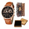Dolores Kit Reloj Geneva Mujer Hombre Pulsera Caja De Regalo