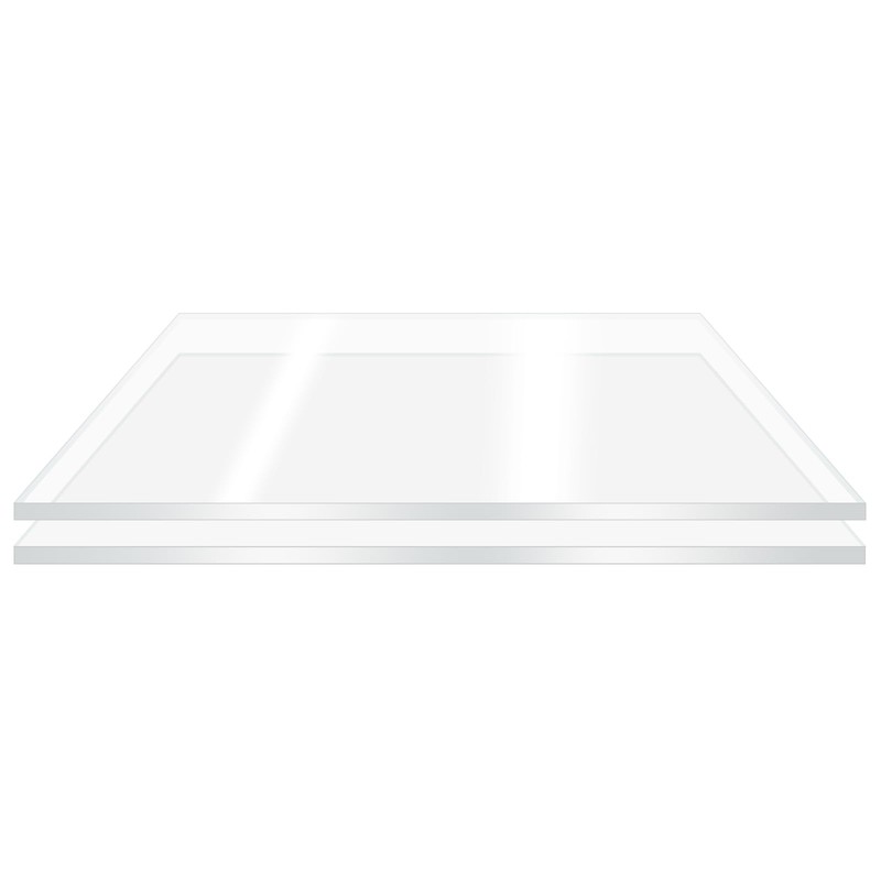 2 Pieces 20” x 24” Clear Acrylic Sheet Plexiglass -