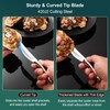 SUCCFLY Premium Oyster Shucking Knife，Stainless Steel Oyster Shucker Tool，Sturdy &