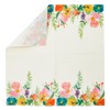 Paquete de 100 servilletas de papel florales de estilo clásico