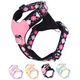 Petank Black Medium Dog Harness for Medium Dogs, No Pull Dog Harness with 2 Leash Clips, Easy Walk Dog Harness Medium Sized Dog, Puppy Harness for Medium Dogs, Adjustable Dog Vest Harness (Black, M)