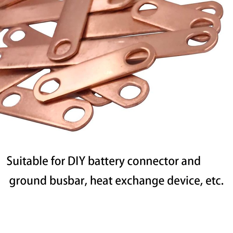 4PCS C110 Copper Flat Bar, 0.06" Thickness x 0.6" Width