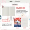 NOLTY JAPAN NOTE, A6 Notebook Featuring Japanese Design, 3.5mm Grid,