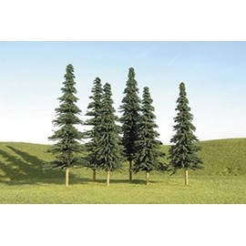 Bachmann Industries Scene Scapes Trees 4"- 6" Spruce Trees Train