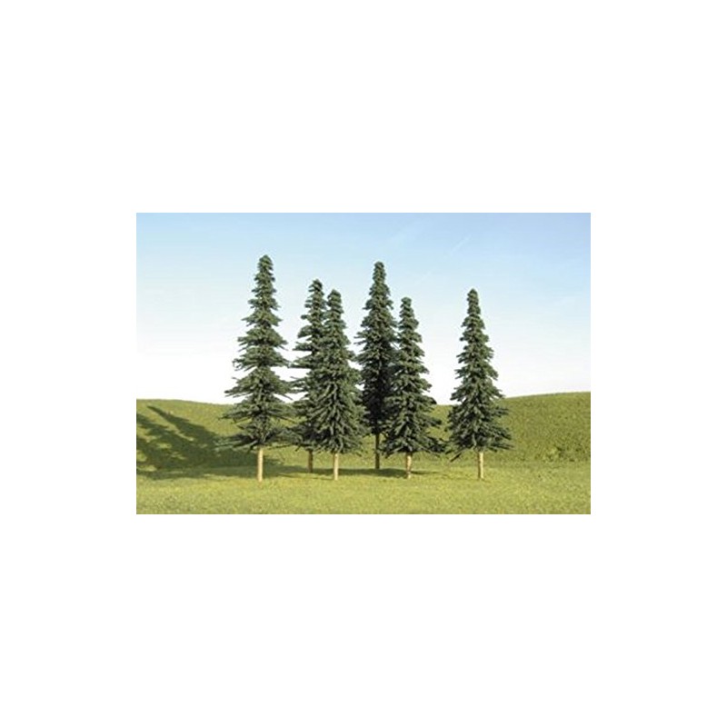 Bachmann Industries Scene Scapes Trees 4"- 6" Spruce Trees Train