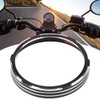 Terisass Tachometer Decorative Ring Motorcycle Speedometer Odometer Decorative Ring Cover