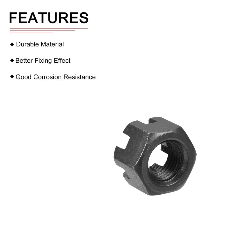 DTGN M12 x 1.25 mm (D x P) Slotted Hex