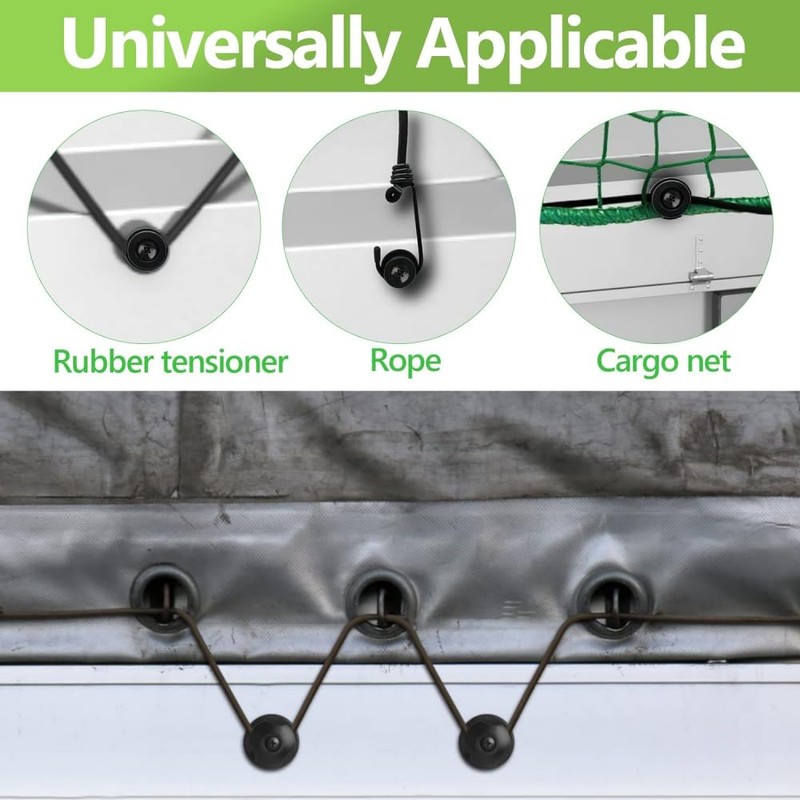 DXUANTING 20 Pcs Trailer Cover Hooks Tie Down Hooks for