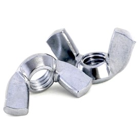 Wing Nuts Butterfly DIN 315 (American) Zinc Plated Steel for DIY Tools Machinery Pack of: 10 Size: M4