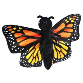 Wild Republic Huggers Farfalla Monarca, Pupazzo Bracciale, Peluche Per Bambini Con Braccialetto A Scatto, Regalo Per Bambini, Imbottitura Realizzata Partendo Da Bottiglie Riciclate, 20 cm