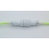 Tez Cables Green Coiled Cable Aviator for Mechanical Keyboards E-Series