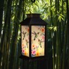 Solar Lantern Solar Outdoor Decorative Lights Unique Hummingbird Waterproof Hanging