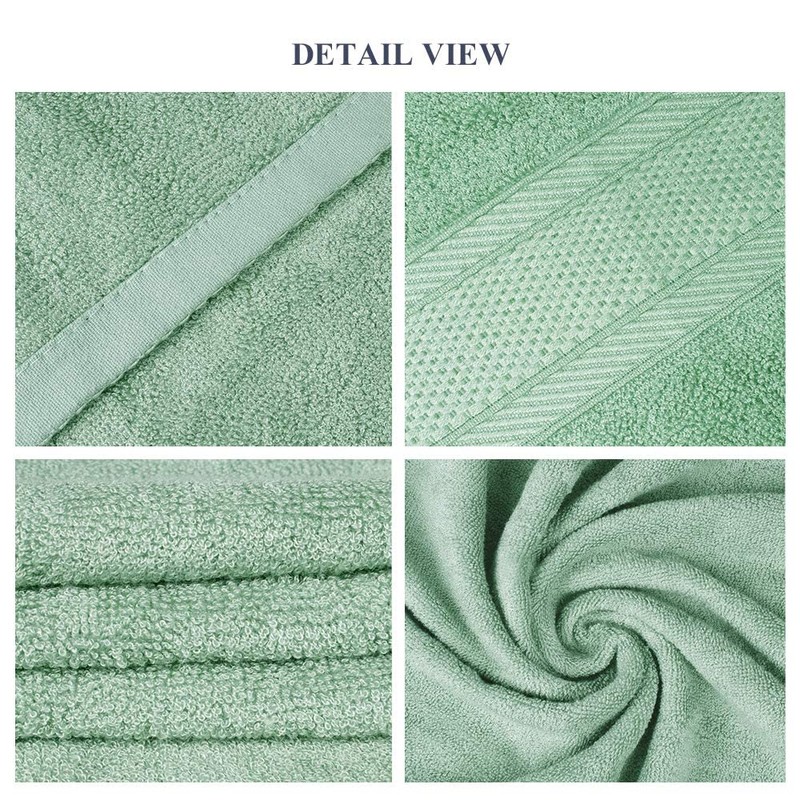 YOOFOSS Bath Towel Bamboo Towel Set 2 pack, 70 x