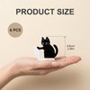 6 Pcs Cat Whisker Holder, Clear Acrylic Whisker Holder Magnet