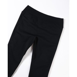 AUROLA Influence Workout Leggings for Women, Seamless Compression Tummy Control Leggings Mid Rise Yoga Pants,Black,L