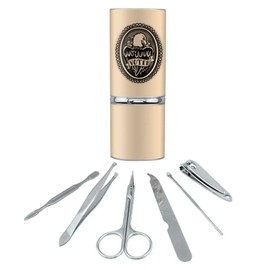 Voter Tattoo Style Eagle with Rose Stainless Steel Manicure Pedicure Grooming Beauty Care Travel Kit