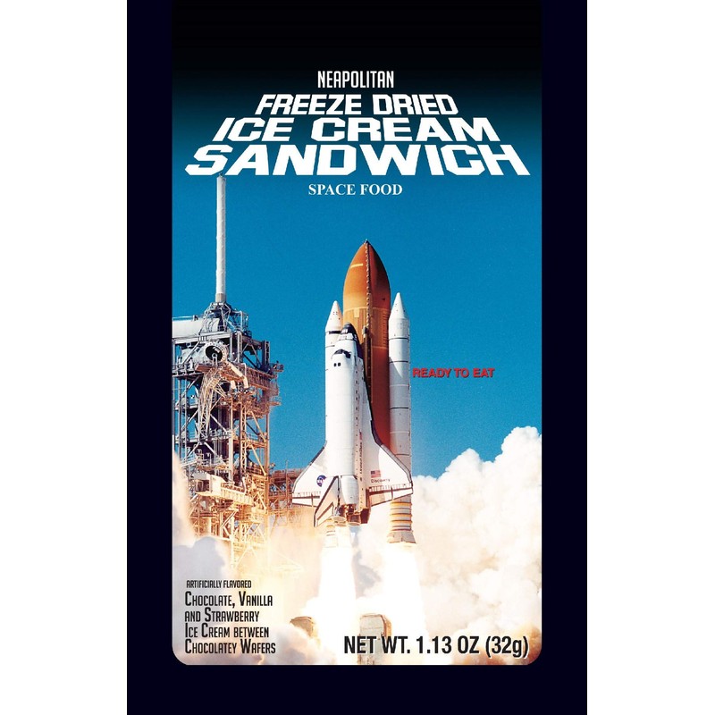 Freeze-Dried Neapolitan Ice Cream Sandwich - Space Ice Cream