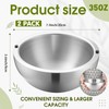 Honeydak 2 Pack 35 oz Dip Chiller Bowl Stainless Steel