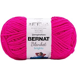 Bernat Yarn Blanket Brght, Bright Pink