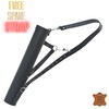 Black Leather Quiver Traditional Leather Archery Quiver Arrow Holder Waist/Hip