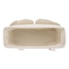 IGNPION Canvas Bedside Hanging Storage Bed Pockets Baskets-Adjustable Hanging Tape