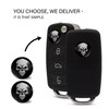 SkinoEu 2 x Diameter 14 mm 3D Key Emblem Sticker