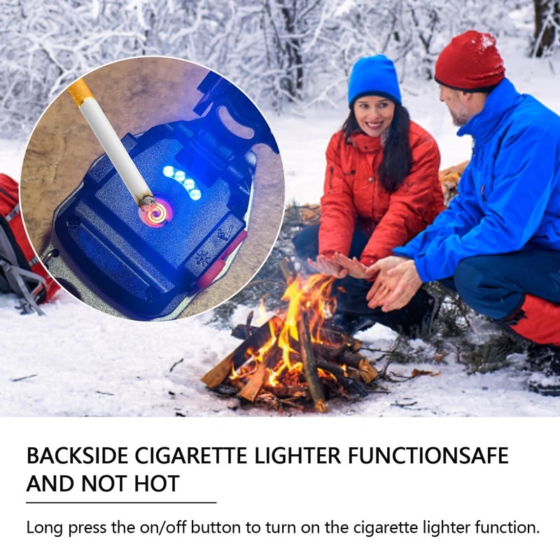 MAKDAK 2PC Keychain Flashlight Rechargeable Cob Keychain Work Light 7