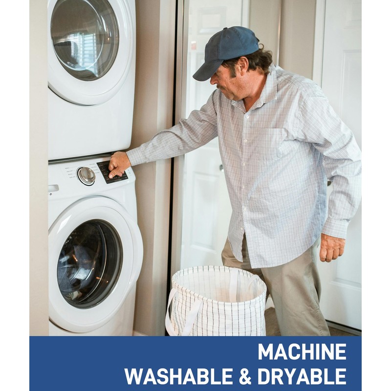 YESWEL Men's Incontinence Underwear Washable Reusable Boxer Briefs with Front