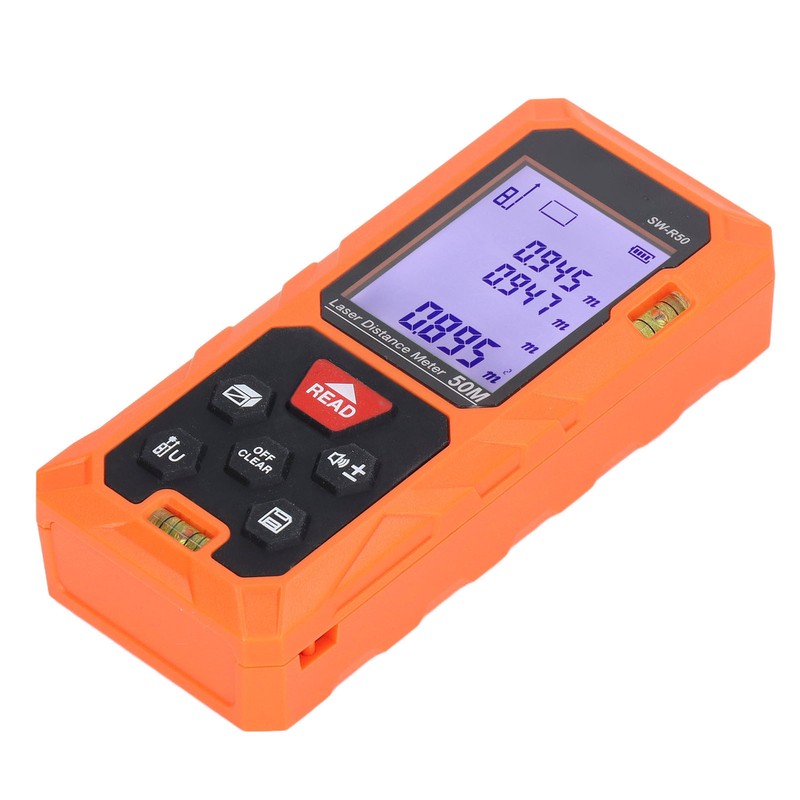 Handheld Laser Distance Meter High Accuracy Double Sensing Holes Digital