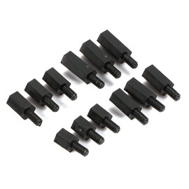 M3 Male/Female Spacer Pack of 100 Black Nylon Hex Spacer Assorted Set 12mm+6mm