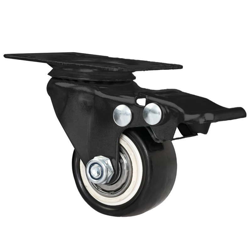 HMF 6710 Heavy Duty Polyurethane Brakes Castors | Pack of