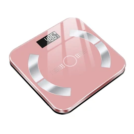 Body Weight Scale LCD Display Night Vision Backlight 2 to 180KG High Accuracy Bluetooth Tempered Glass Body Fat Scale