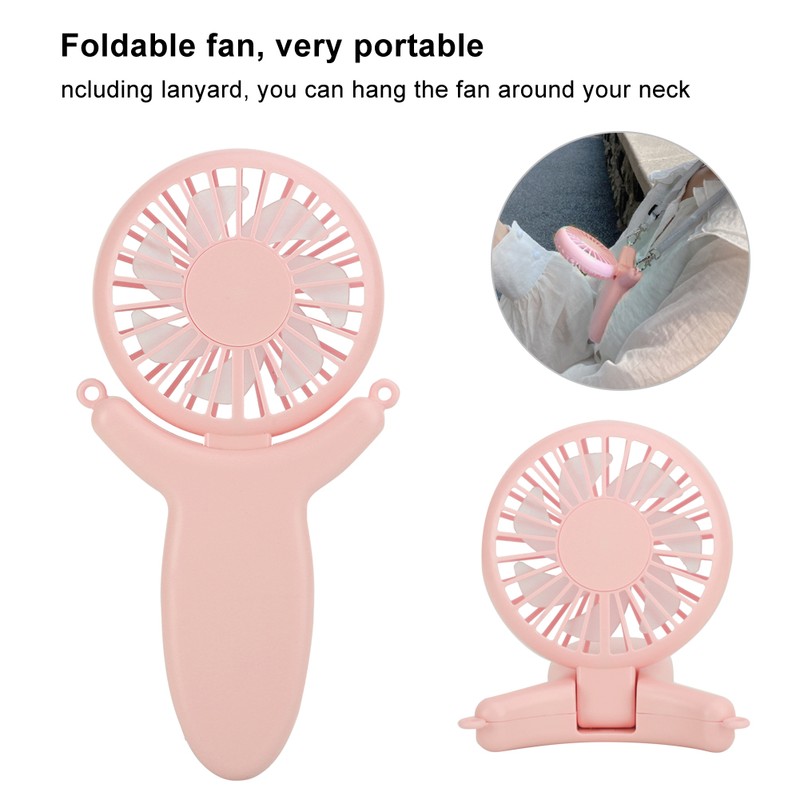 Lanyard USB Fan Handheld Charging Small Mini Portable Office Desk
