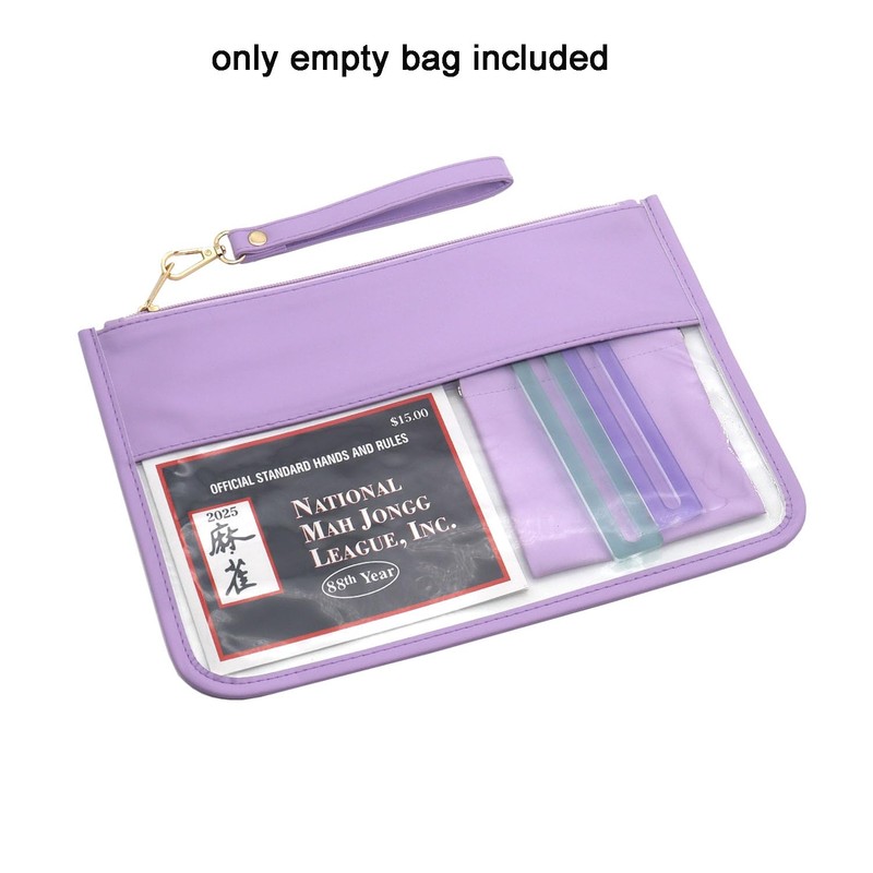 Cwdew Empty Mahjong Card Holder Mahjong Card Protective Sleeve Cover