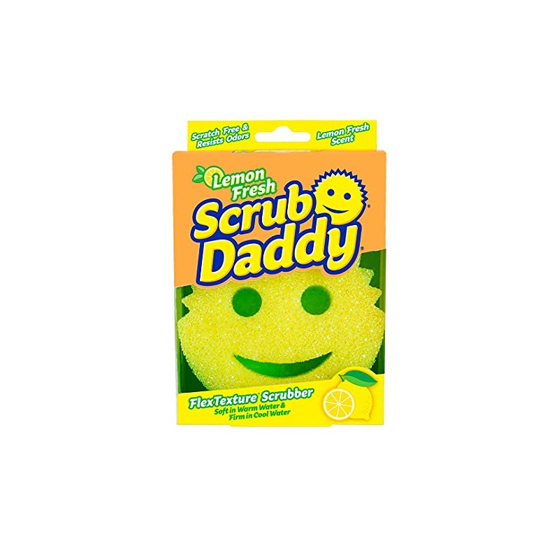 Scrub Daddy Lemon Fibra - Esponja de limpieza - Tecnología
