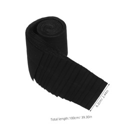 SHINEOFI Cotton Fabric Strips for Quilting DIY Projects and Home Decor Handmade Pure Black Fabric for Sewing Pillows Tablecloths and Wall Hangings