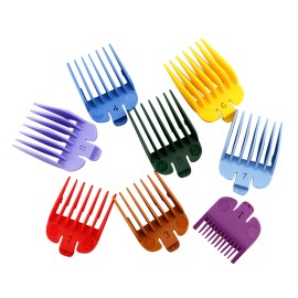 For Wahl 8PCS Universal Hair Clipper Limit Comb Trimmer Guard Combs Accessory For WAHL N