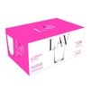 LAV Highball Glasses 6-Piece, Clear Drinking Cups 17.6 Ounce, Bodega